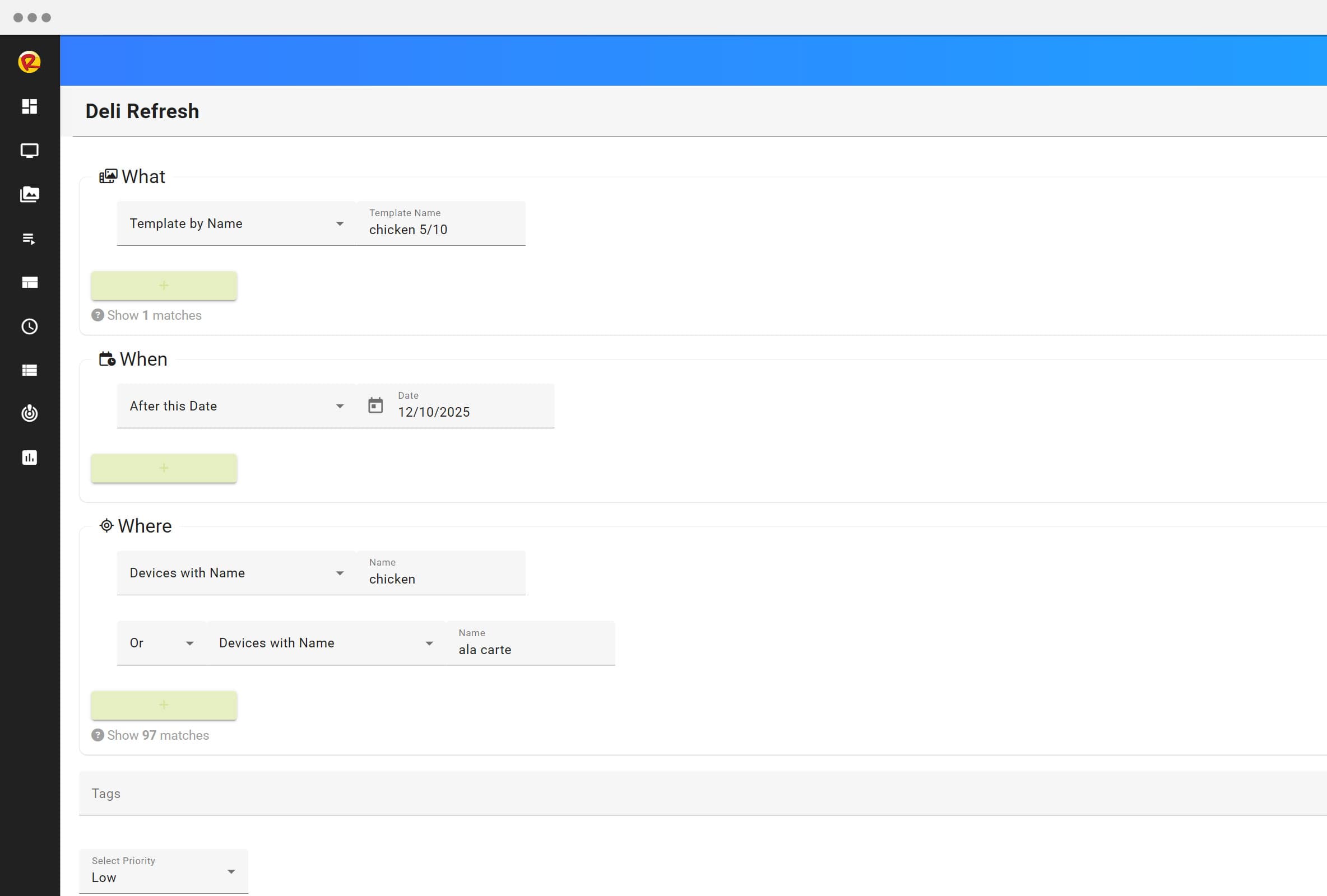 Smart scheduling