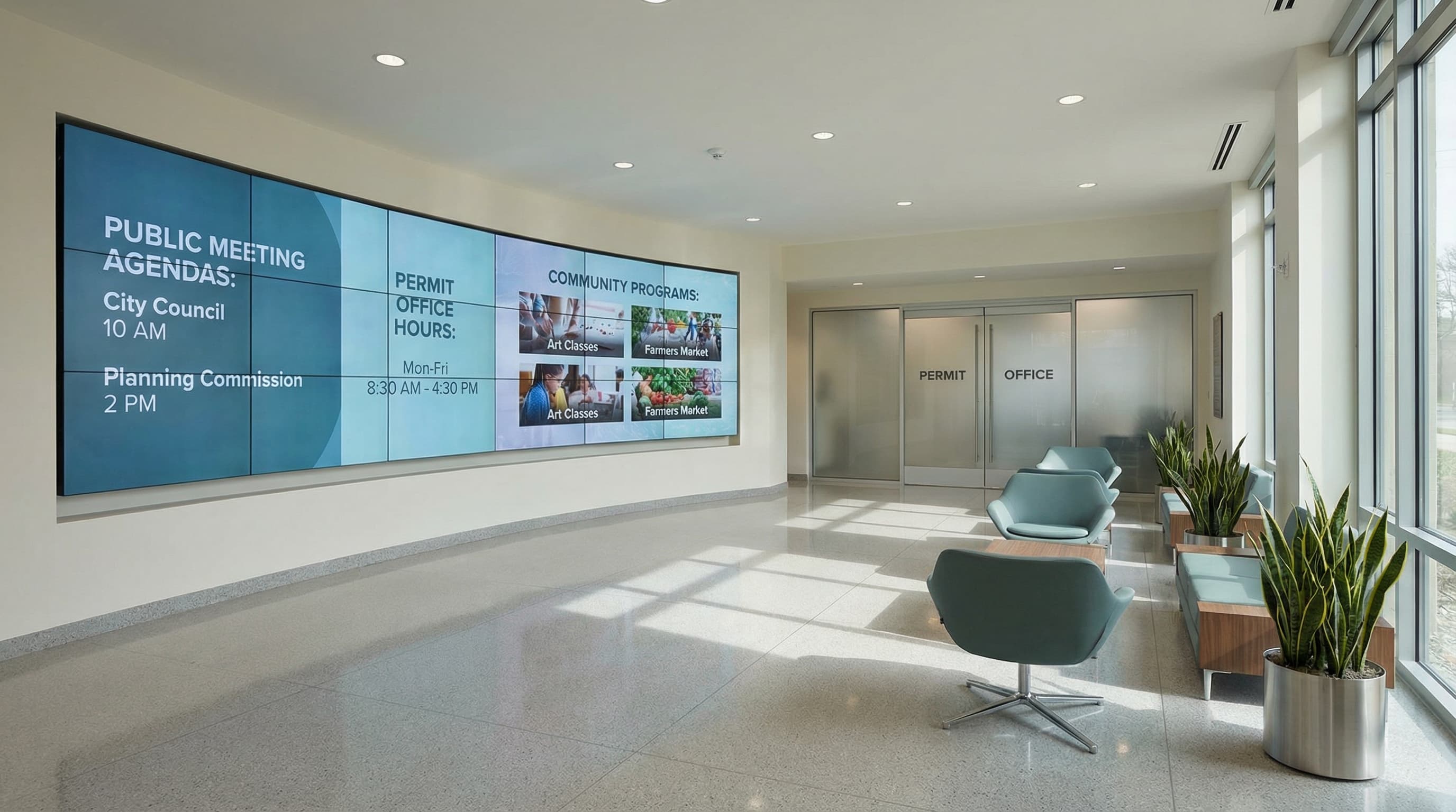 City Hall & Civic Center Displays