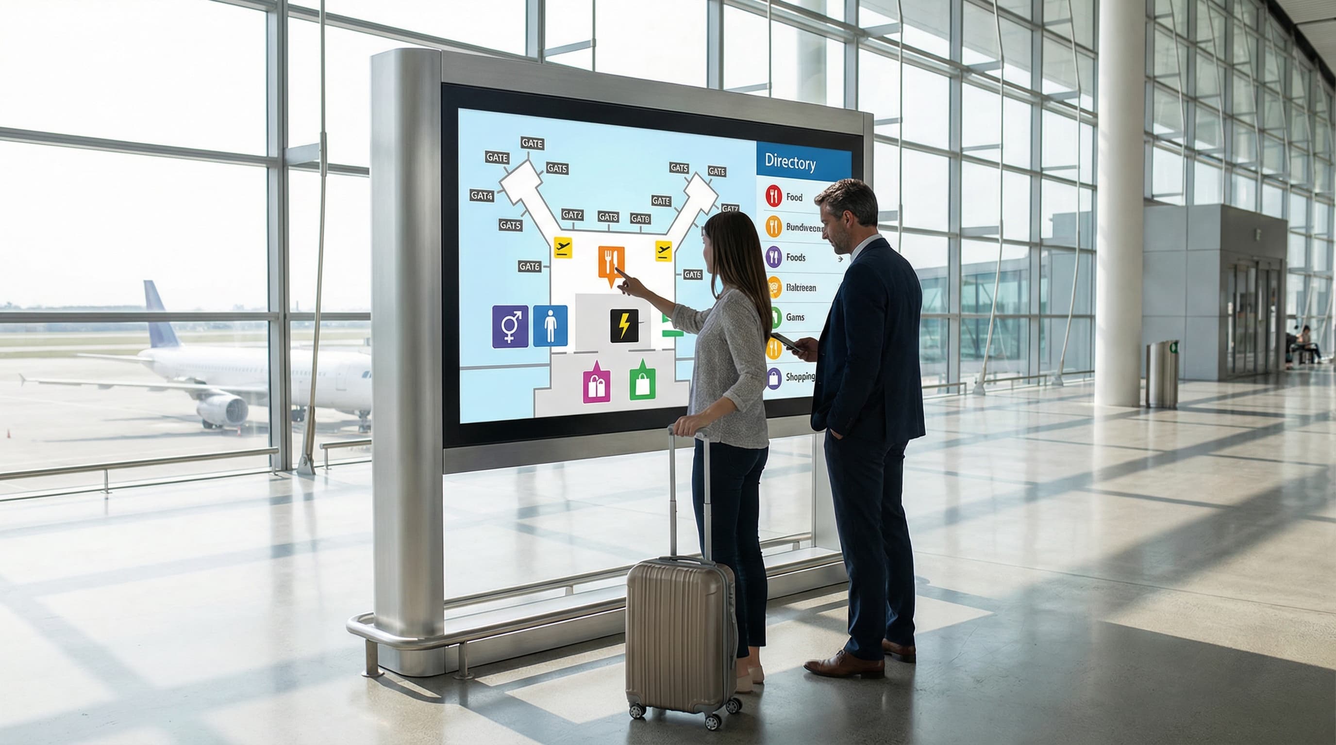 Interactive Wayfinding Kiosks